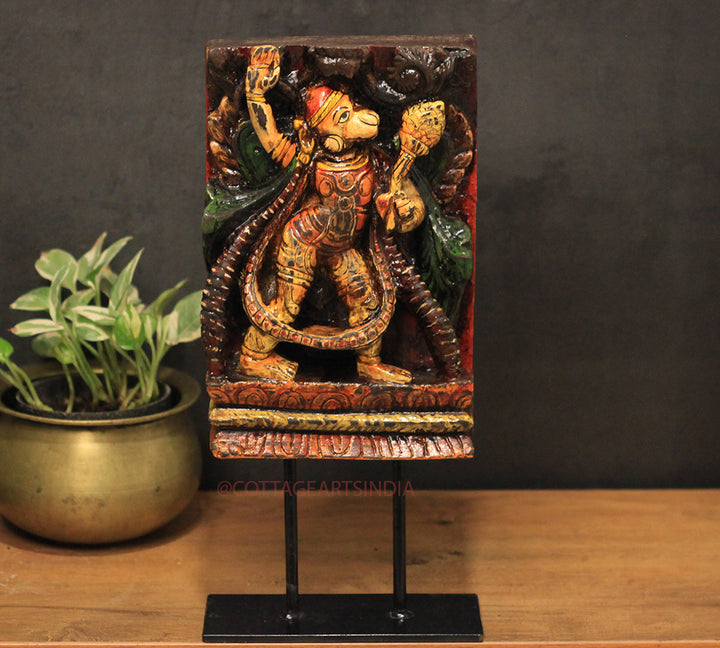 Vintage Wood /Stone Hanuman