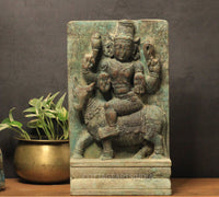 Vintage Wood /Stone Shiva Idol