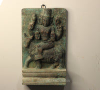 Vintage Wood /Stone Shiva Idol