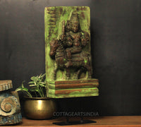 Vintage Wood /Stone Shiva Idol