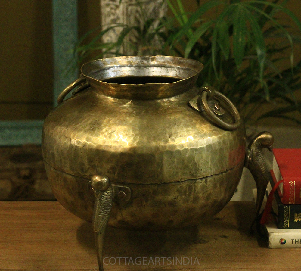 Brass  Vintage Planter