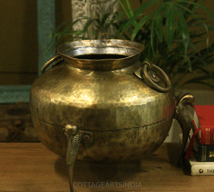 Brass  Vintage Planter
