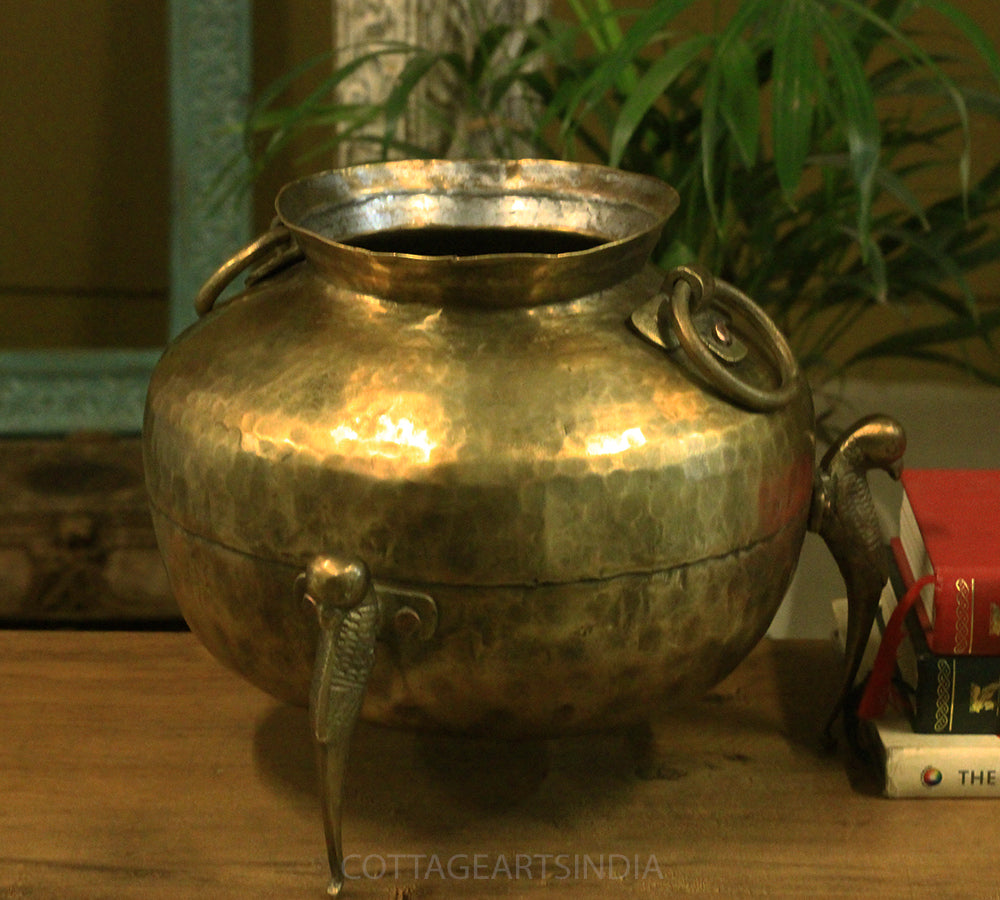 Brass  Vintage Planter