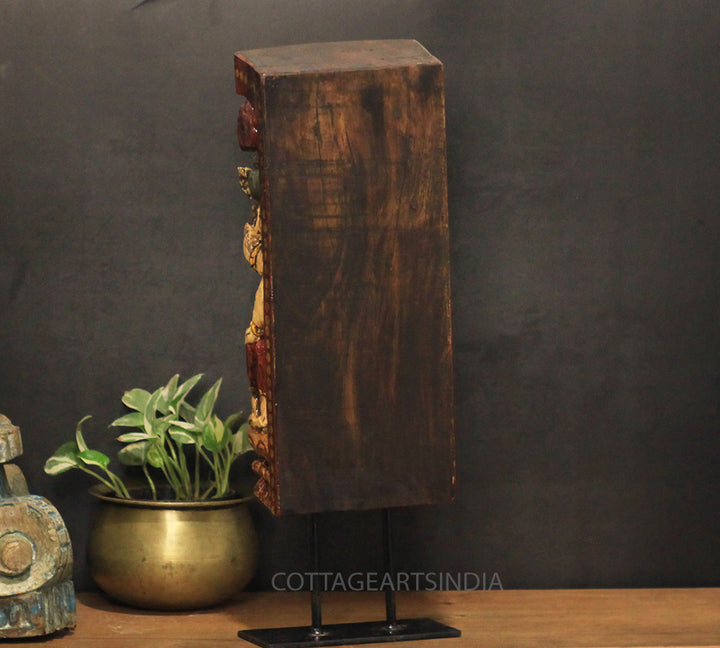 Vintage Wood/ Stone Narsimha