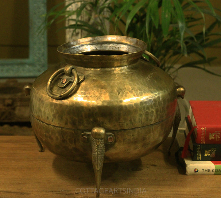 Brass  Vintage Planter