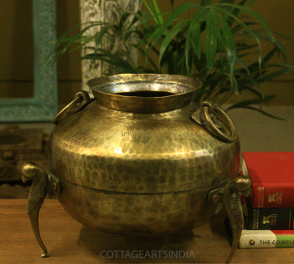 Brass  Vintage Planter