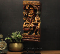 Vintage Wood/ Stone Narsimha