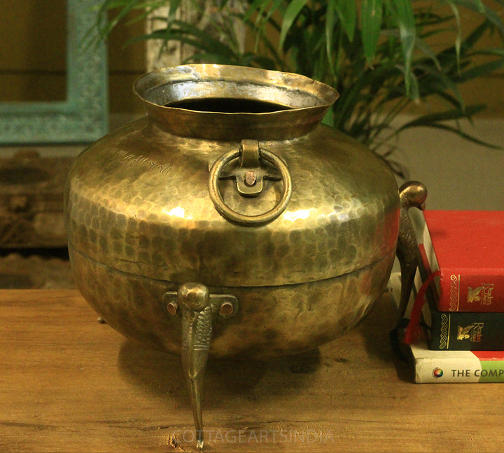 Brass  Vintage Planter