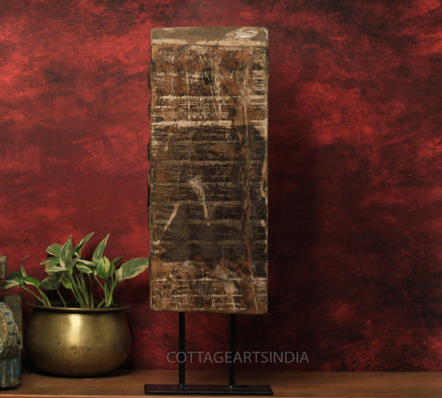 Vintage Wood/ Stone Narsimha