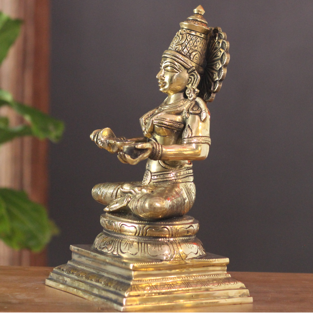 Brass Annapurna Devi 12"