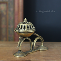 Handcrafted Brass Dhoop Dani | Cottage Arts
