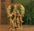 Brass Narsimha Laxmi 9"