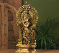 Brass Krishna In Prabhawali Superfine 16"