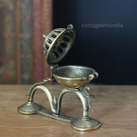 Handcrafted Brass Dhoop Dani | Cottage Arts