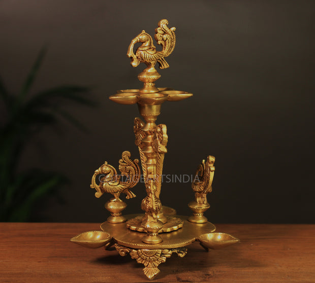 Brass Oil Lamp 8 Deep
