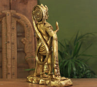 Brass Standing Hauman 17"