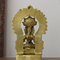 Brass Mariamman Statue With Prabhawali 17"