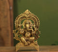 Brass Ganesh Prabhawal 6.5"