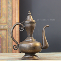 Tibetan Buddhist Ritual Ewer | Handcrafted Antique Copper