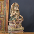 Wooden Hanuman 25"
