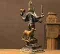 Brass Bhairav Black Antique Finish 18"