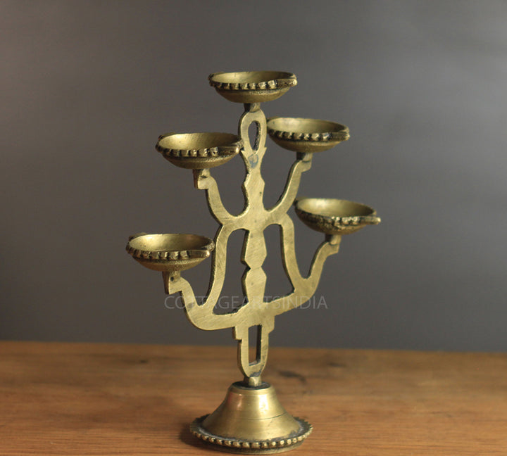 Brass  Vintage Vilakku Lamp