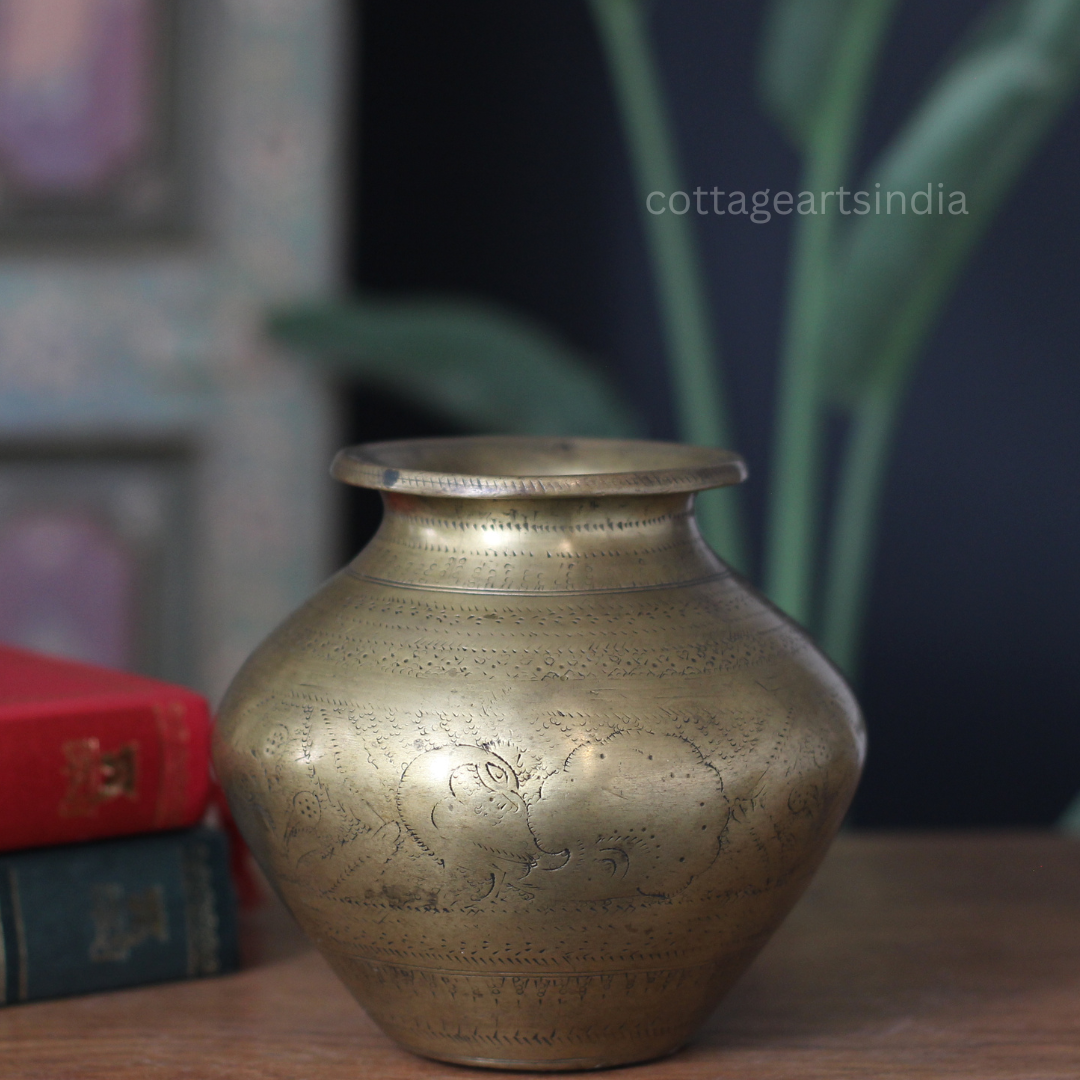 Brass VIntage Pot