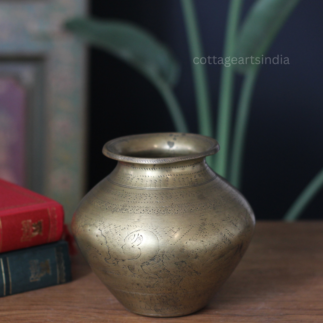 Brass VIntage Pot