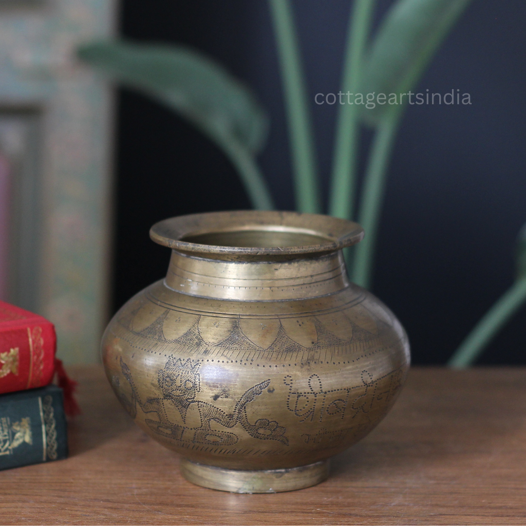 Brass Vintage Pot
