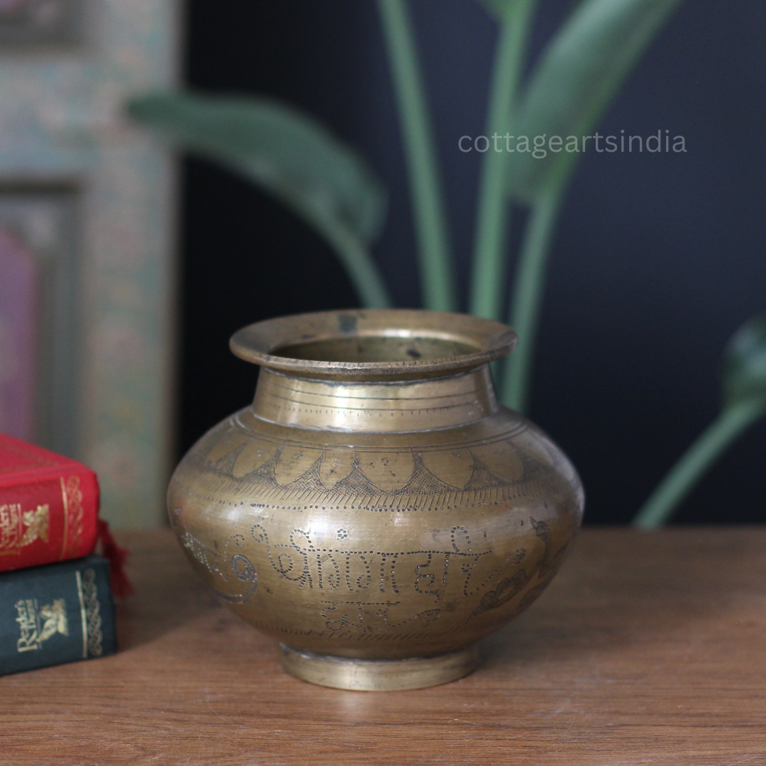 Brass Vintage Pot