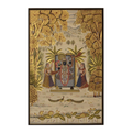 Shrinathji And Gopis In Golden Vrindavan