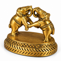 Brass Twin Elephant Foot Scrubber