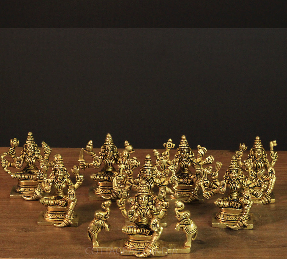 Brass Ashta lakshmi (Set of 8 Lakshmi)