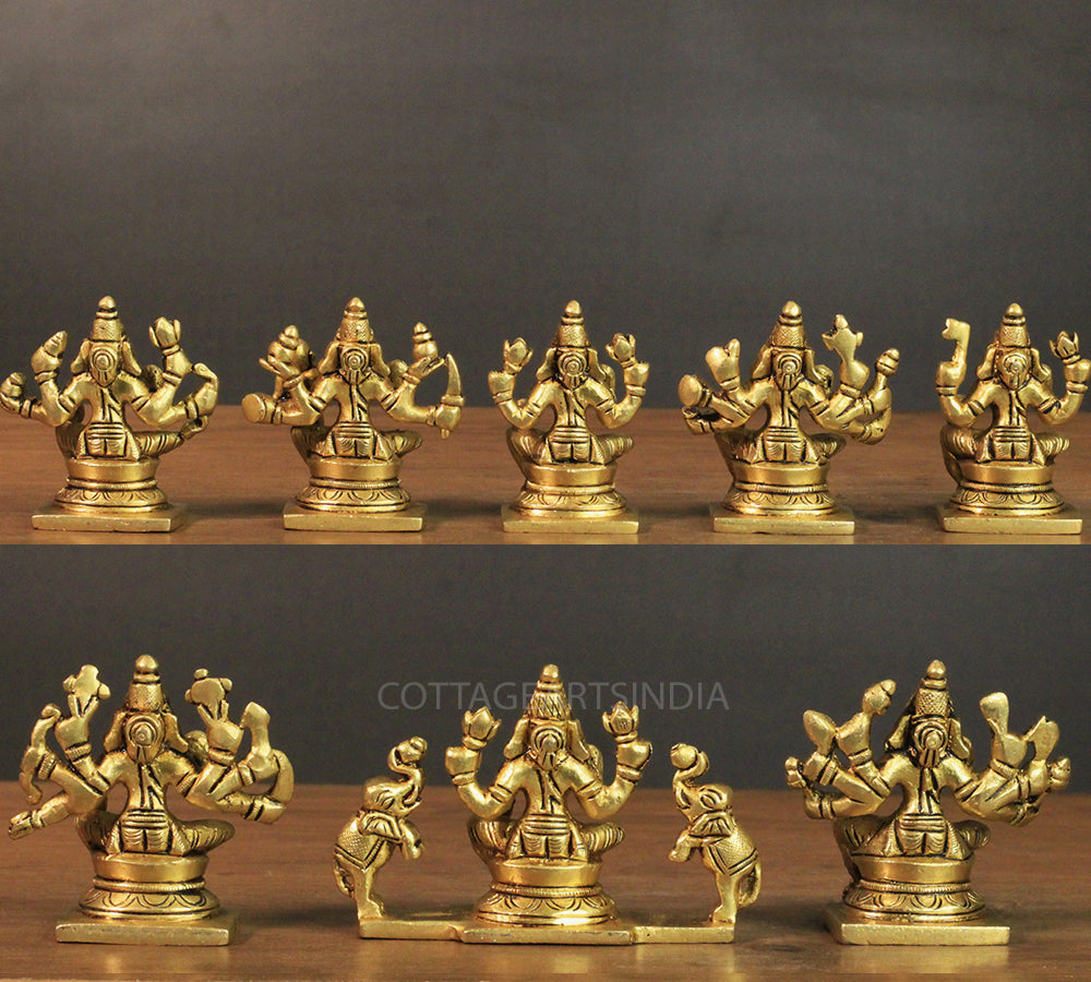 Brass Ashta lakshmi (Set of 8 Lakshmi)