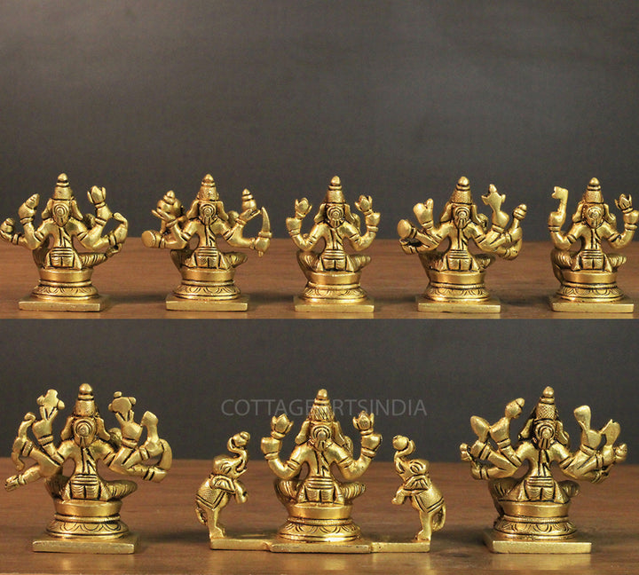 Brass Ashta lakshmi (Set of 8 Lakshmi)