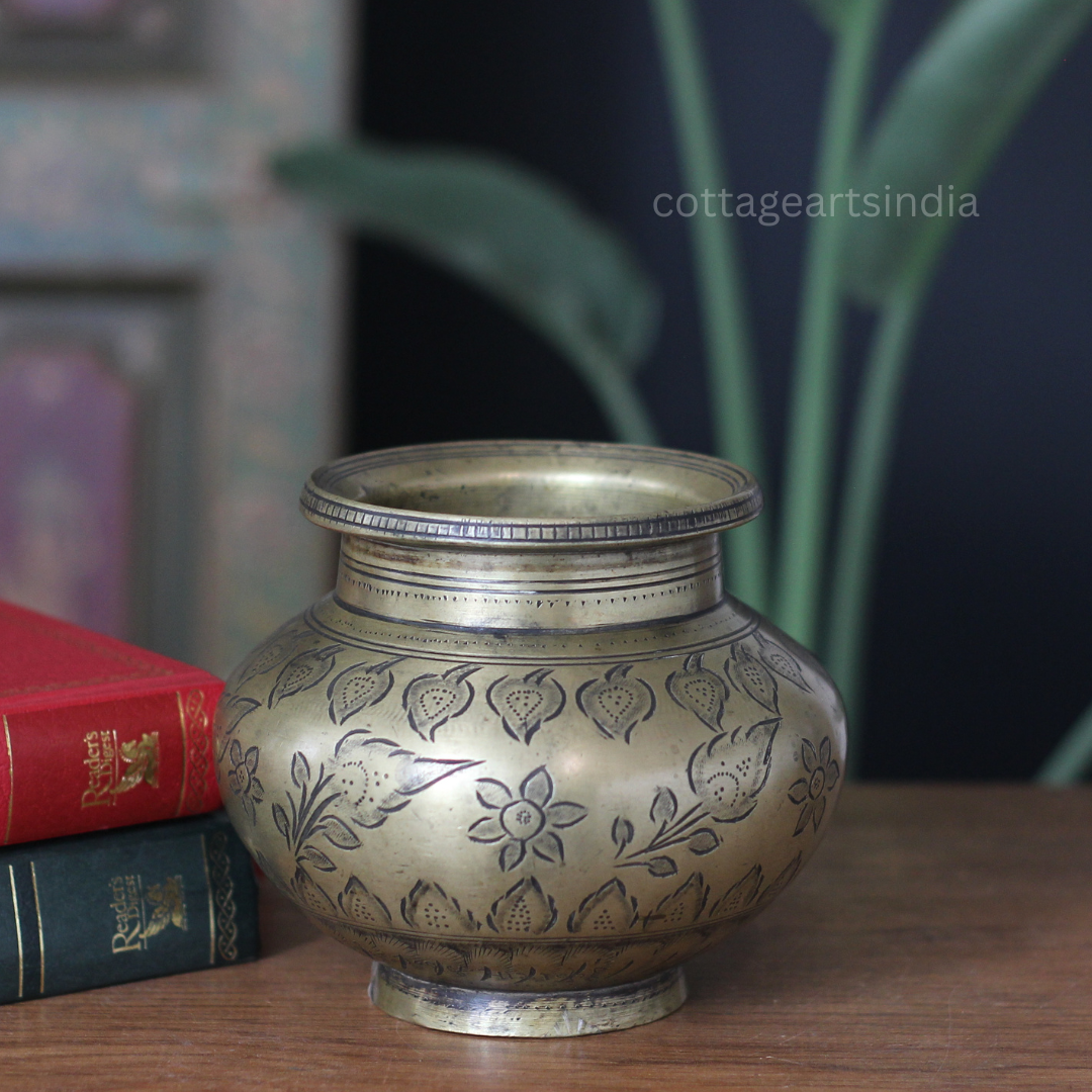 Brass Vintage Pot
