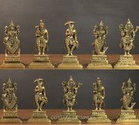 Brass Dasavatharam