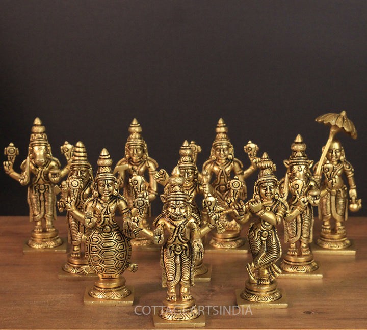 Brass Dasavatharam