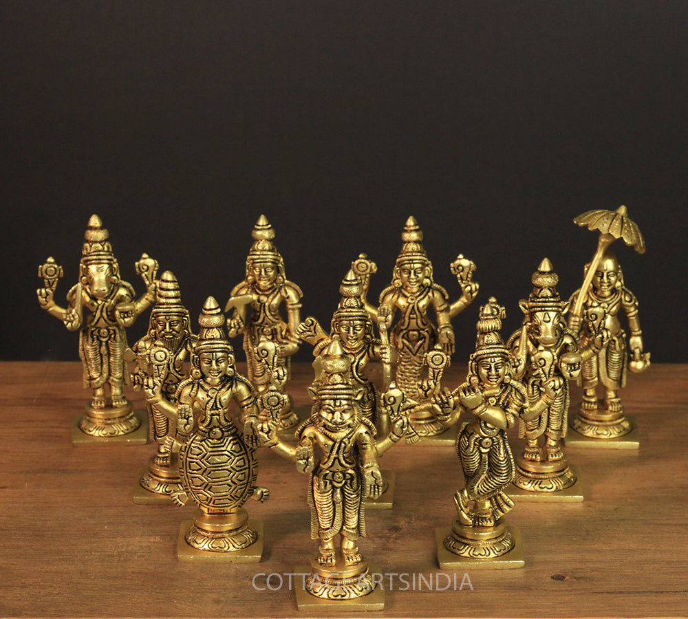Brass Dasavatharam