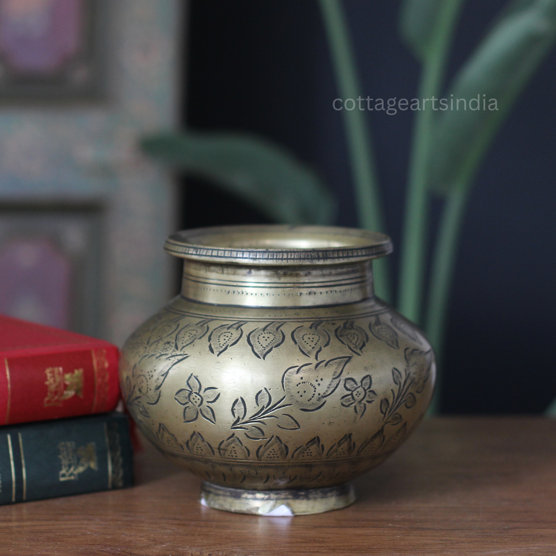 Brass Vintage Pot