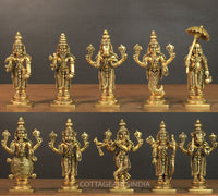Brass Dasavatharam