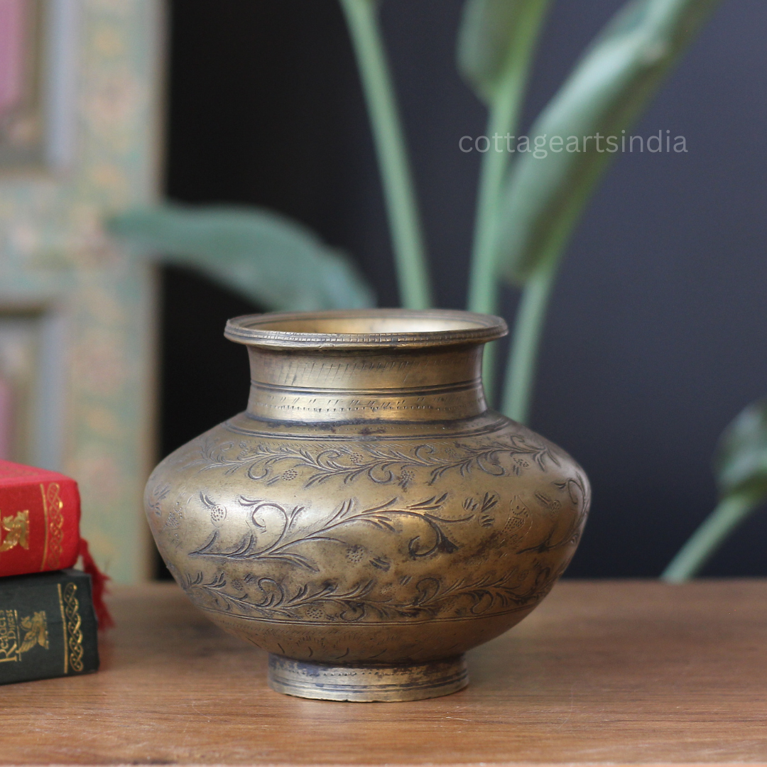 Brass Vintage Pot