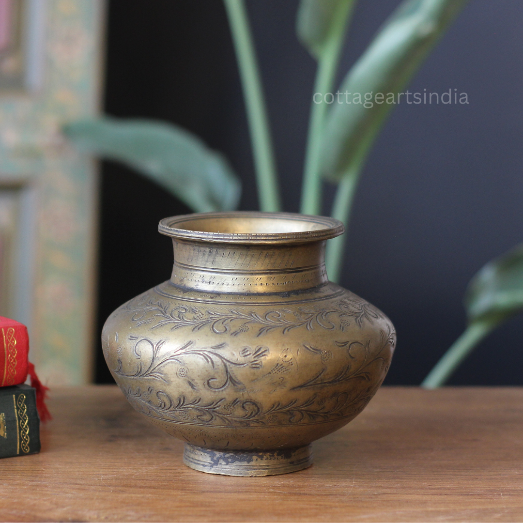 Brass Vintage Pot