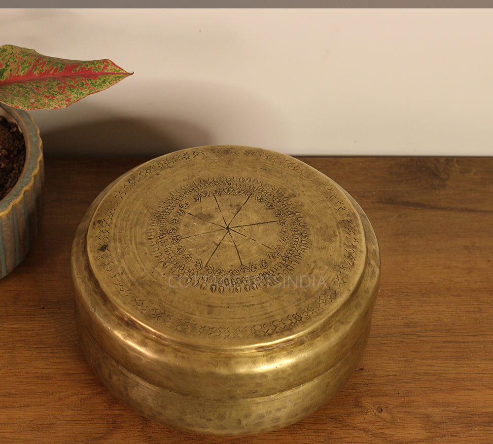 Brass Vintage Chapatti Box