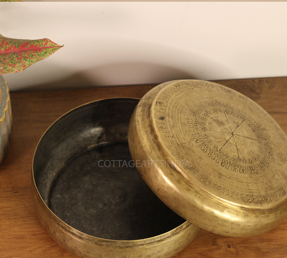 Brass Vintage Chapatti Box