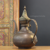 Tibetan Copper Ritual Ewer | Handcrafted Himalayan Decor
