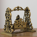 Baby Krishna on Jhula Brass Statue | Handcrafted Bal Gopal Swing Idol