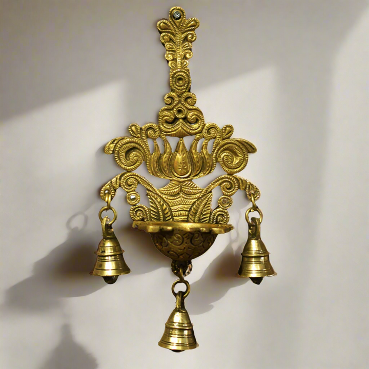 Brass Wall Hanging Diya