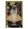Shrinathji Portrait Pichwai Painting | Handcrafted Gold Foil Wall Art