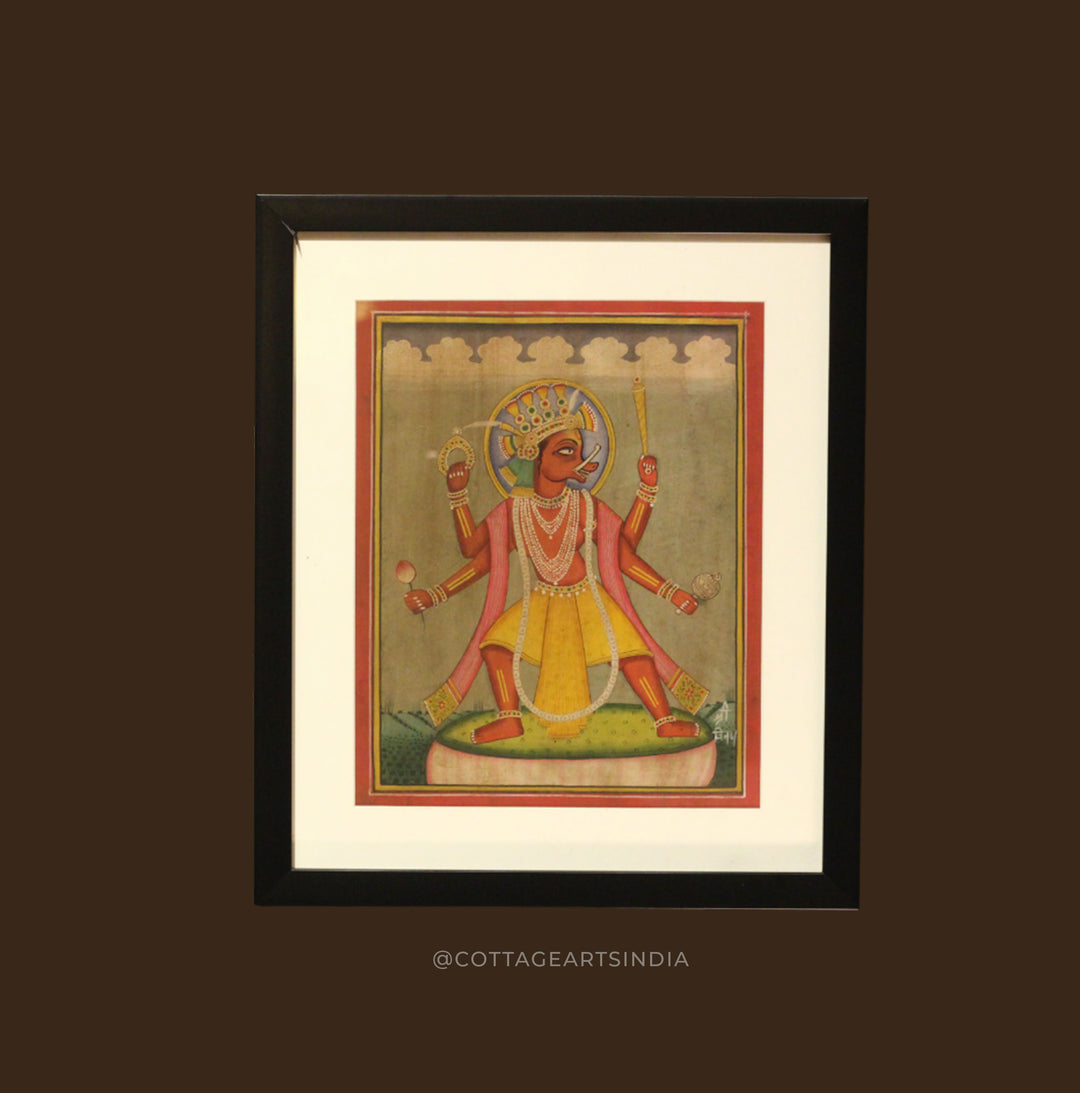 Dashavatara of Lord Vishnu (set of 13) – Pahari Miniature Painting